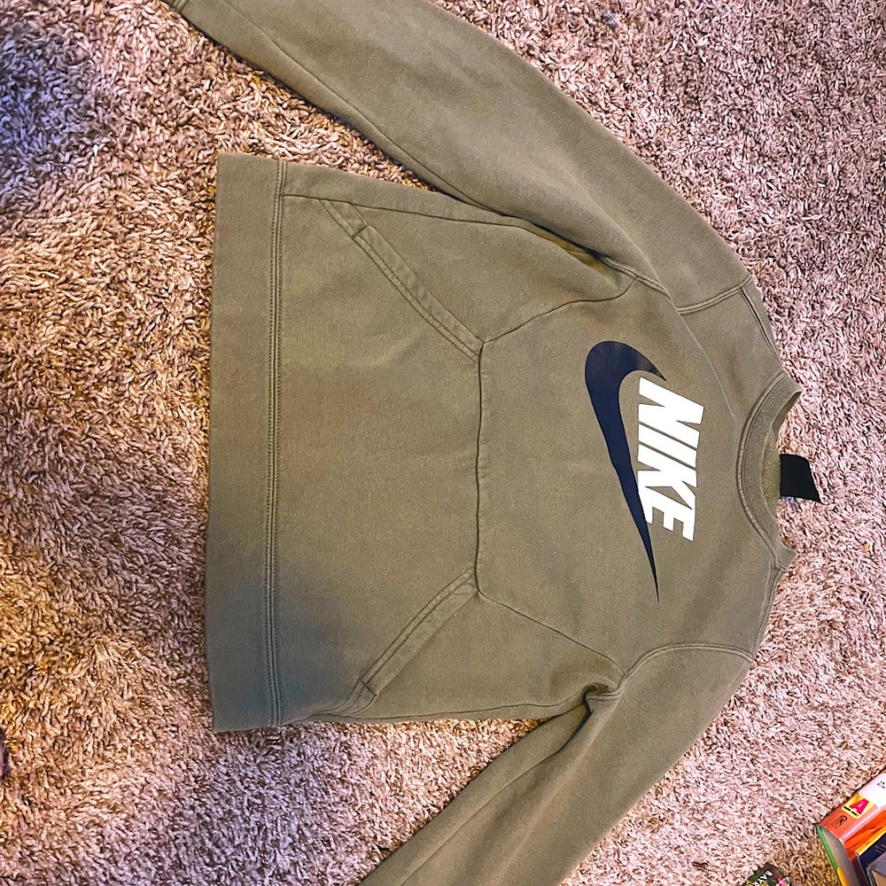 Green Nike crewneck
